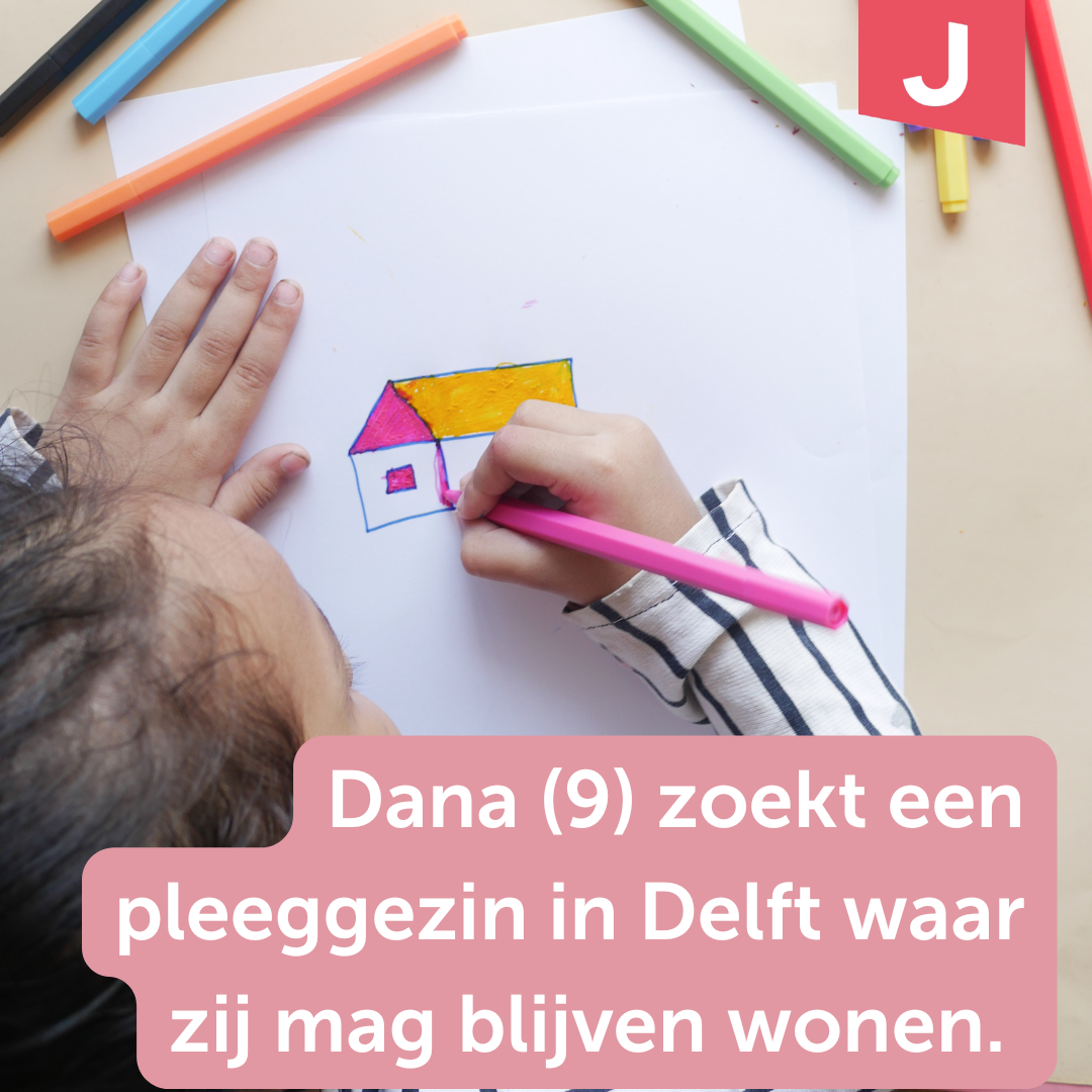We zoeken met spoed een warm, stabiel en liefdevol pleeggezin in Gemeente Delft voor *Dana, een meisje van 9 jaar oud.
